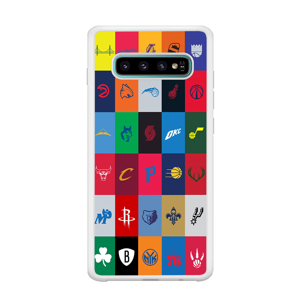 NBA Team Logos Samsung Galaxy S10 Case