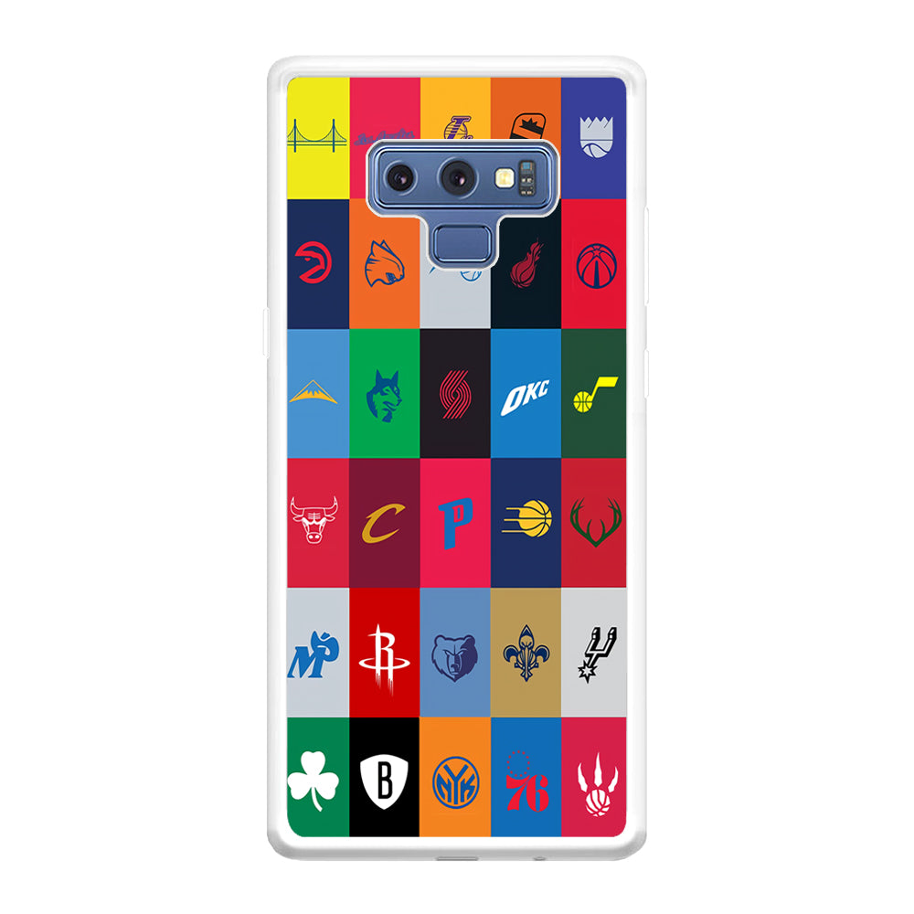 NBA Team Logos Samsung Galaxy Note 9 Case