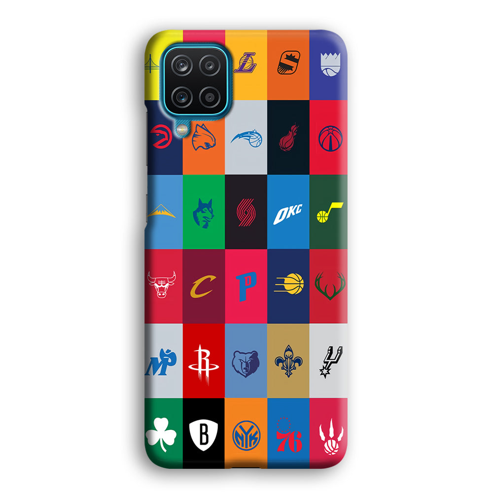 NBA Team Logos Samsung Galaxy A12 Case