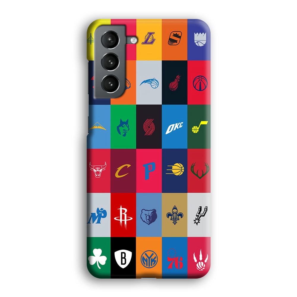 NBA Team Logos Samsung Galaxy S24 Case