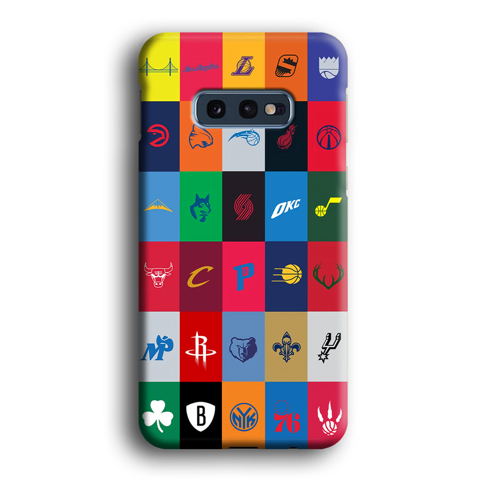 NBA Team Logos Samsung Galaxy S10E Case