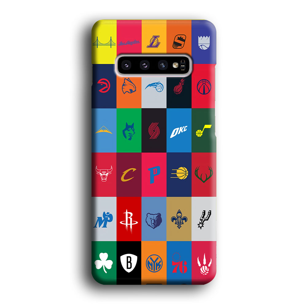 NBA Team Logos Samsung Galaxy S10 Case