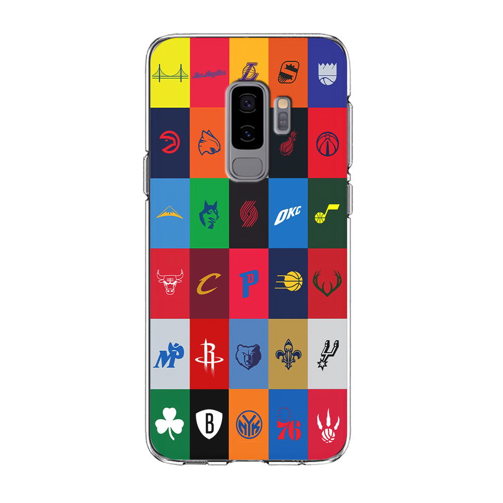 NBA Team Logos Samsung Galaxy S9 Plus Case