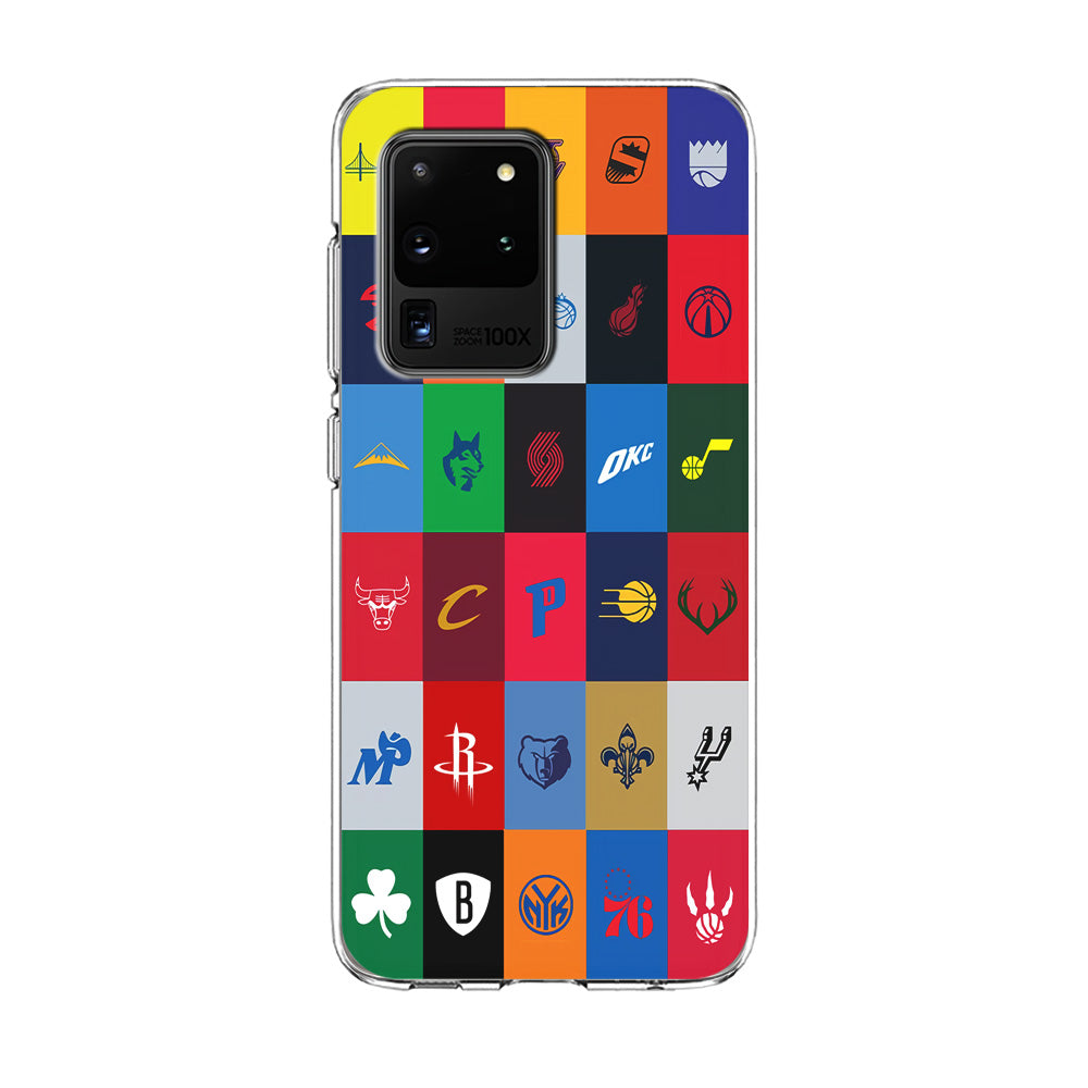 NBA Team Logos Samsung Galaxy S20 Ultra Case