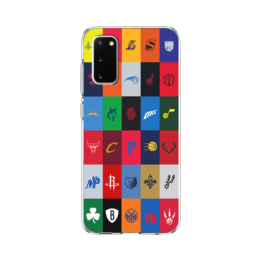 NBA Team Logos Samsung Galaxy S20 Case