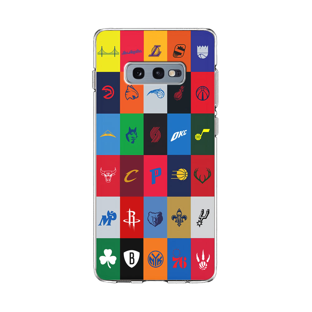 NBA Team Logos Samsung Galaxy S10E Case