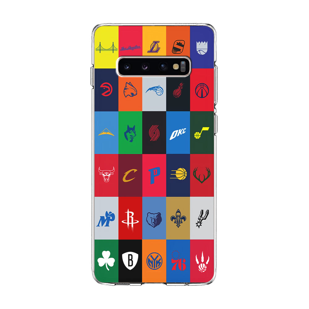 NBA Team Logos Samsung Galaxy S10 Case