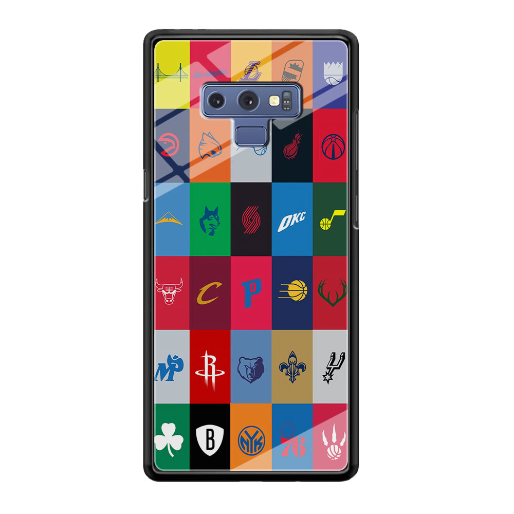 NBA Team Logos Samsung Galaxy Note 9 Case