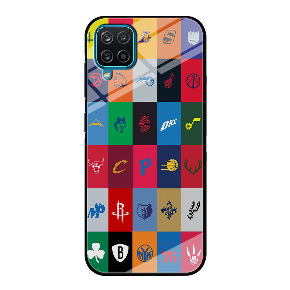 NBA Team Logos Samsung Galaxy A12 Case