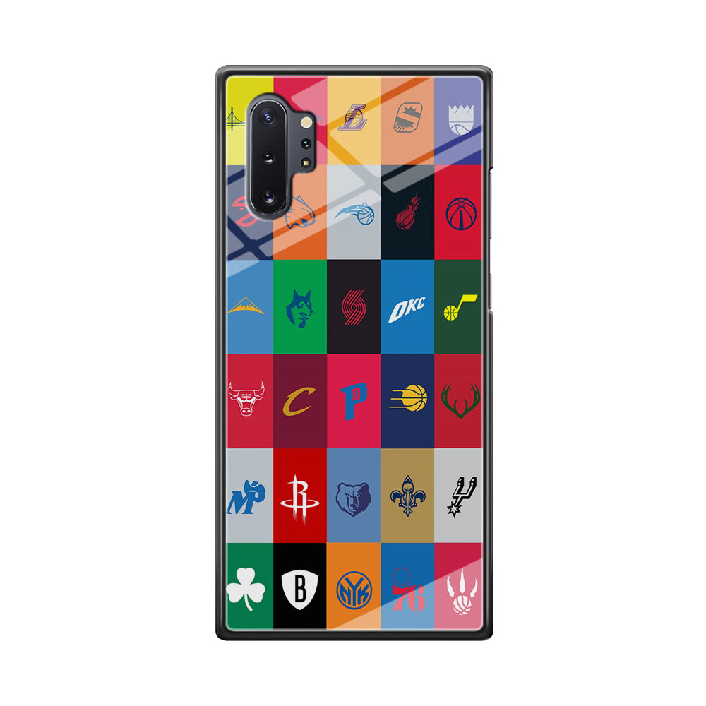 NBA Team Logos Samsung Galaxy Note 10 Plus Case