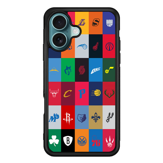 NBA Team Logos iPhone 16 Case - Altracase