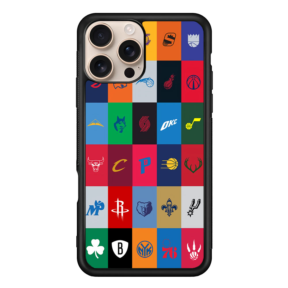 NBA Team Logos iPhone 16 Pro Case - Altracase