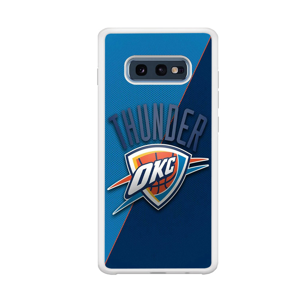 NBA Thunder Basketball 001 Samsung Galaxy S10E Case