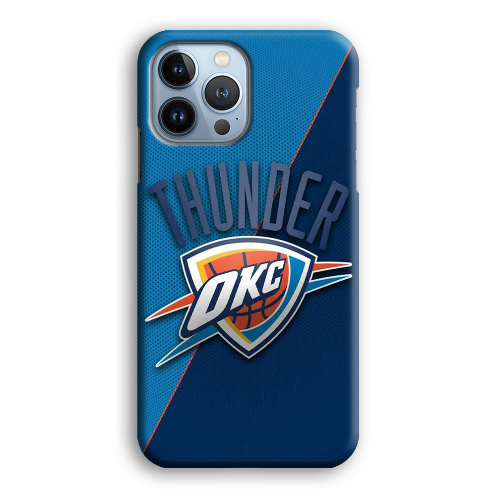 NBA Thunder Basketball 001 iPhone 14 Pro Max Case