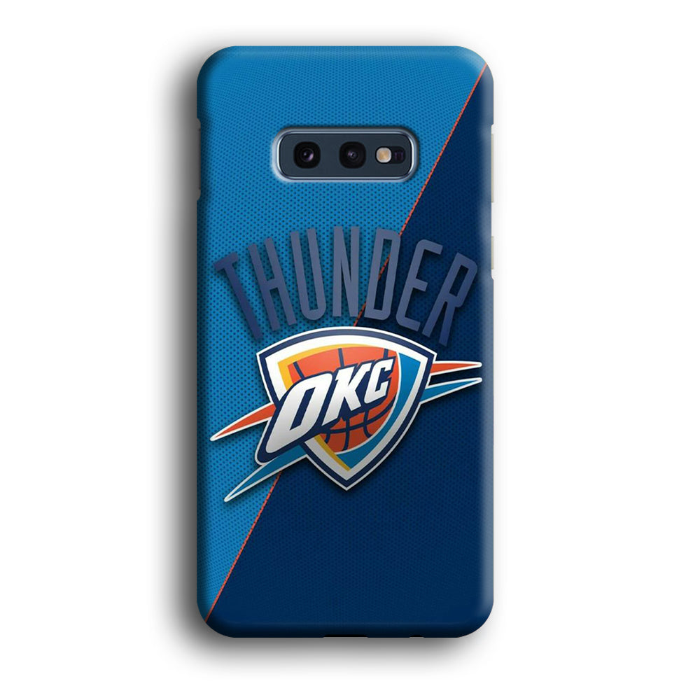 NBA Thunder Basketball 001 Samsung Galaxy S10E Case