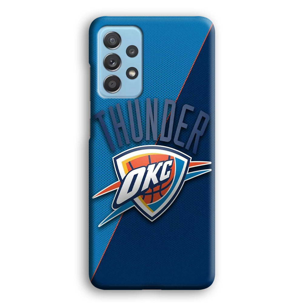 NBA Thunder Basketball 001 Samsung Galaxy A52 Case