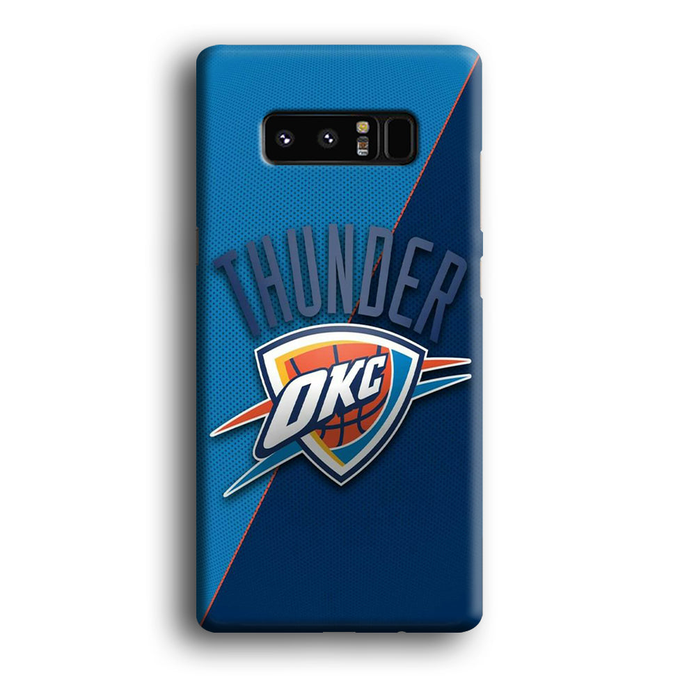 NBA Thunder Basketball 001 Samsung Galaxy Note 8 Case