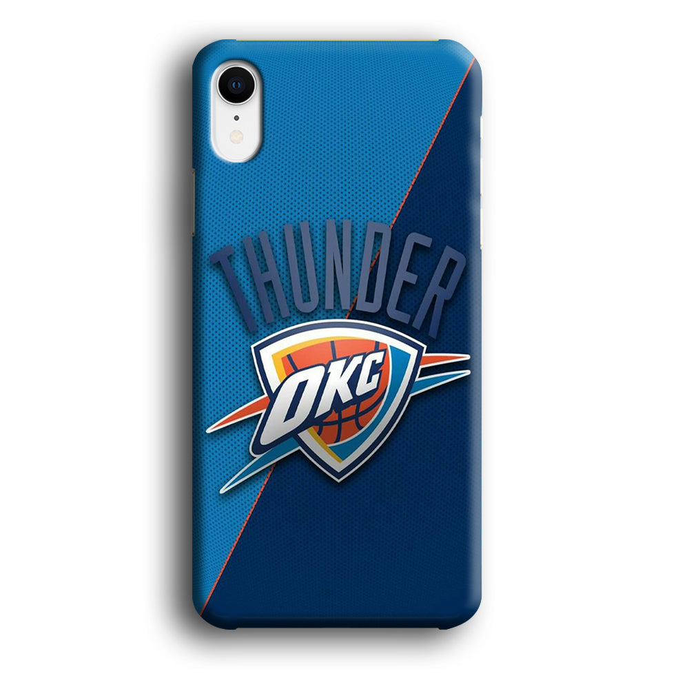 NBA Thunder Basketball 001 iPhone XR Case