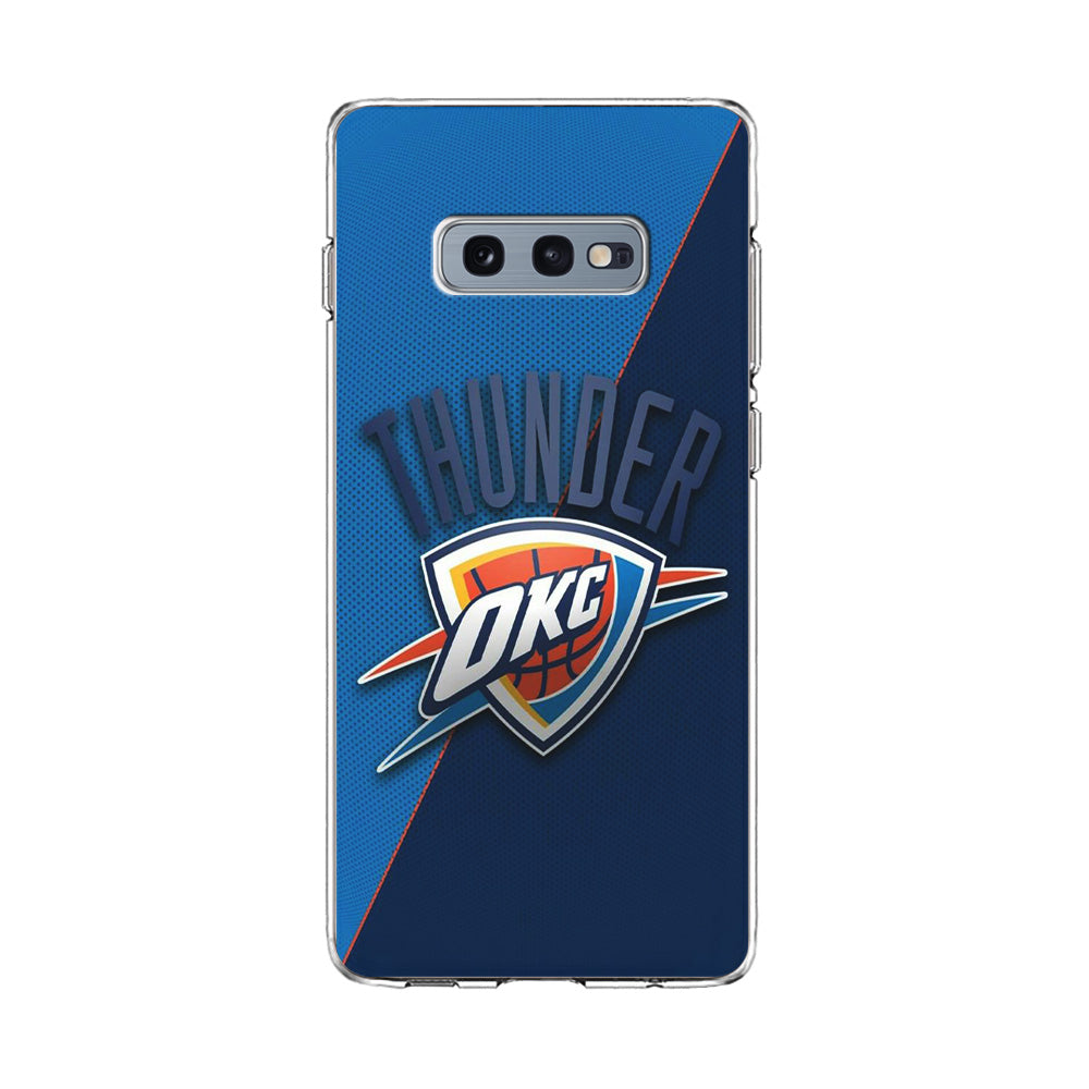 NBA Thunder Basketball 001 Samsung Galaxy S10E Case