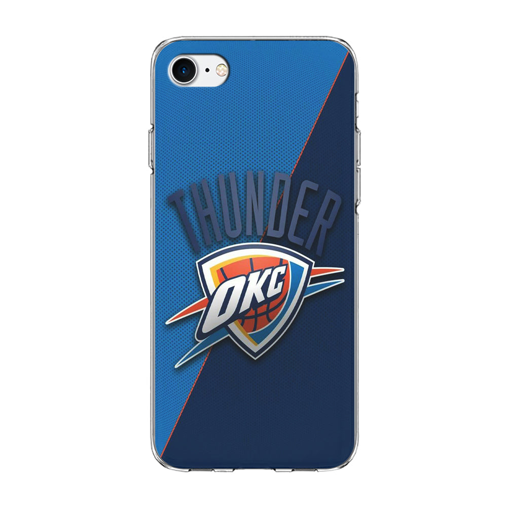 NBA Thunder Basketball 001 iPhone SE 2020 Case