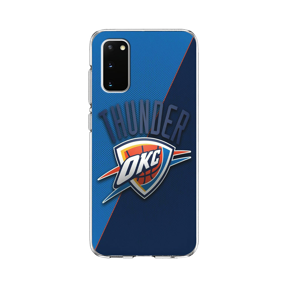 NBA Thunder Basketball 001 Samsung Galaxy S20 Case