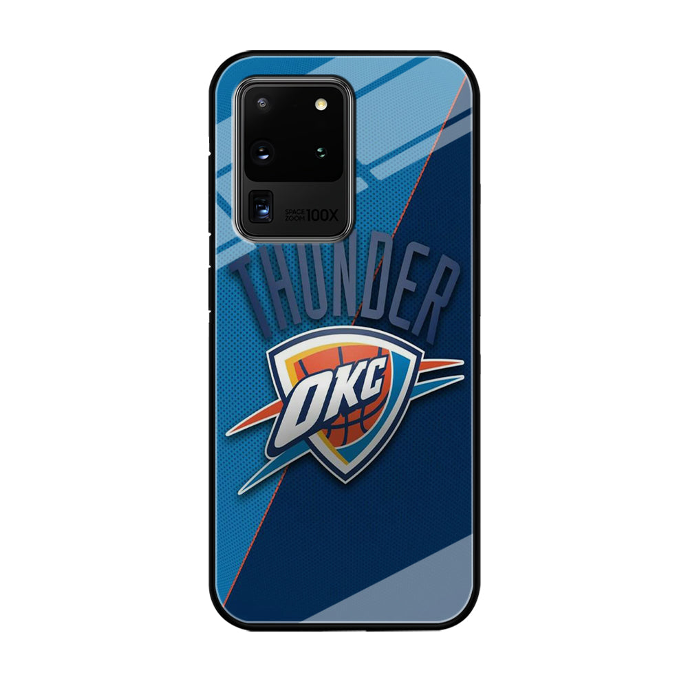 NBA Thunder Basketball 001 Samsung Galaxy S21 Ultra Case