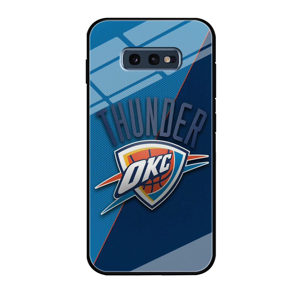 NBA Thunder Basketball 001 Samsung Galaxy S10E Case