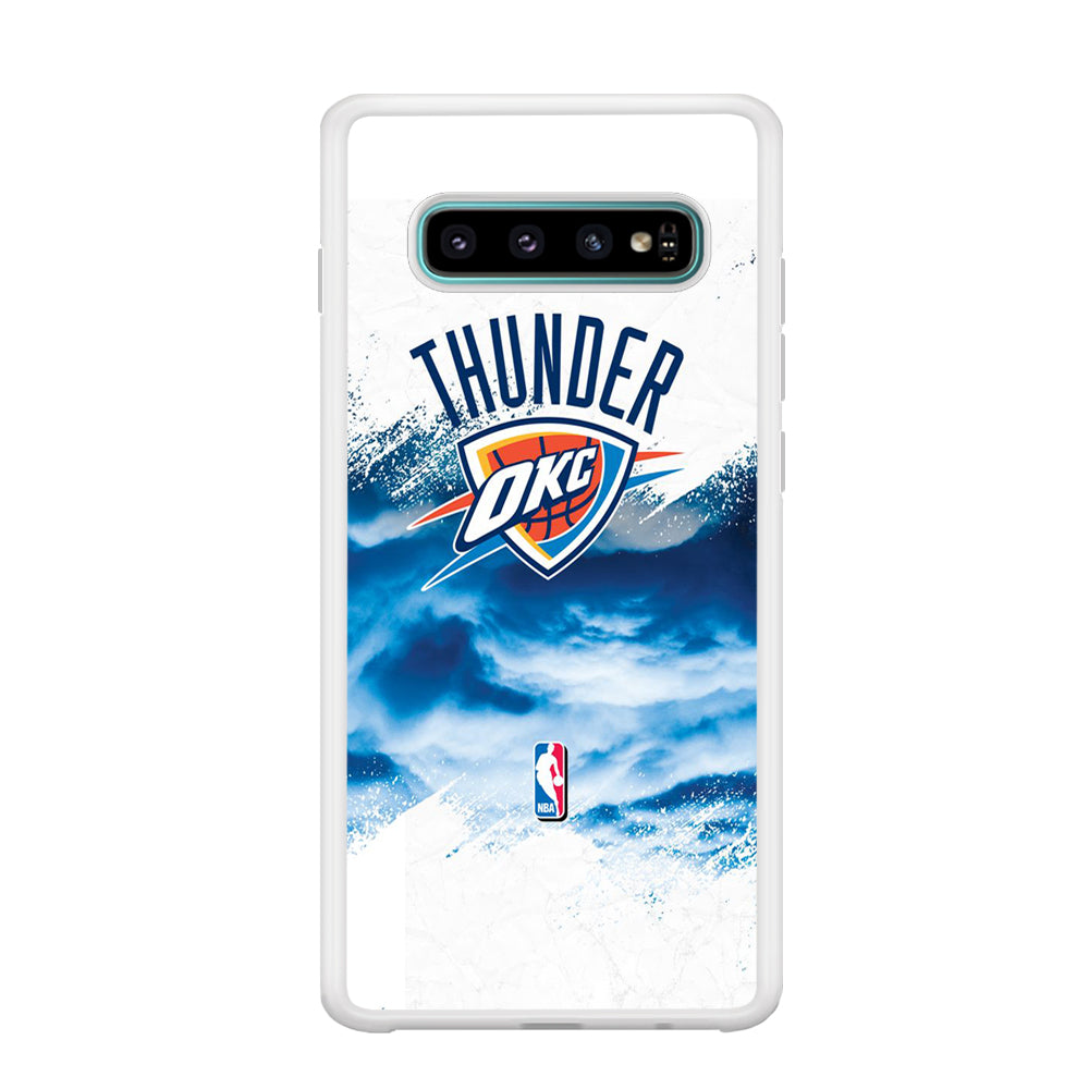 NBA Thunder Basketball 002 Samsung Galaxy S10 Case