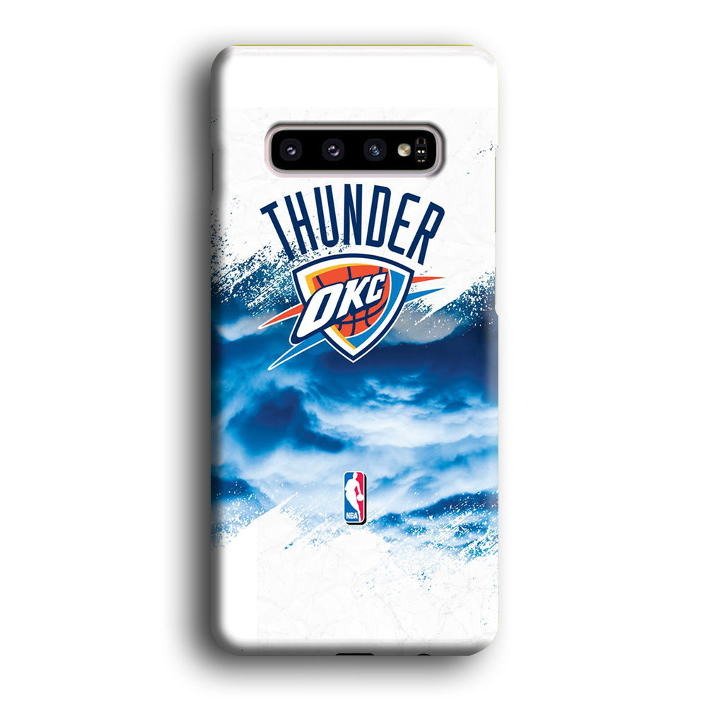 NBA Thunder Basketball 002 Samsung Galaxy S10 Case