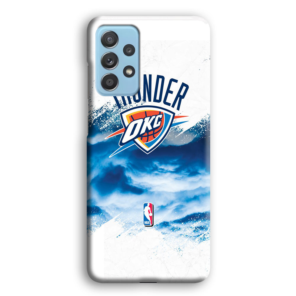 NBA Thunder Basketball 002 Samsung Galaxy A52 Case