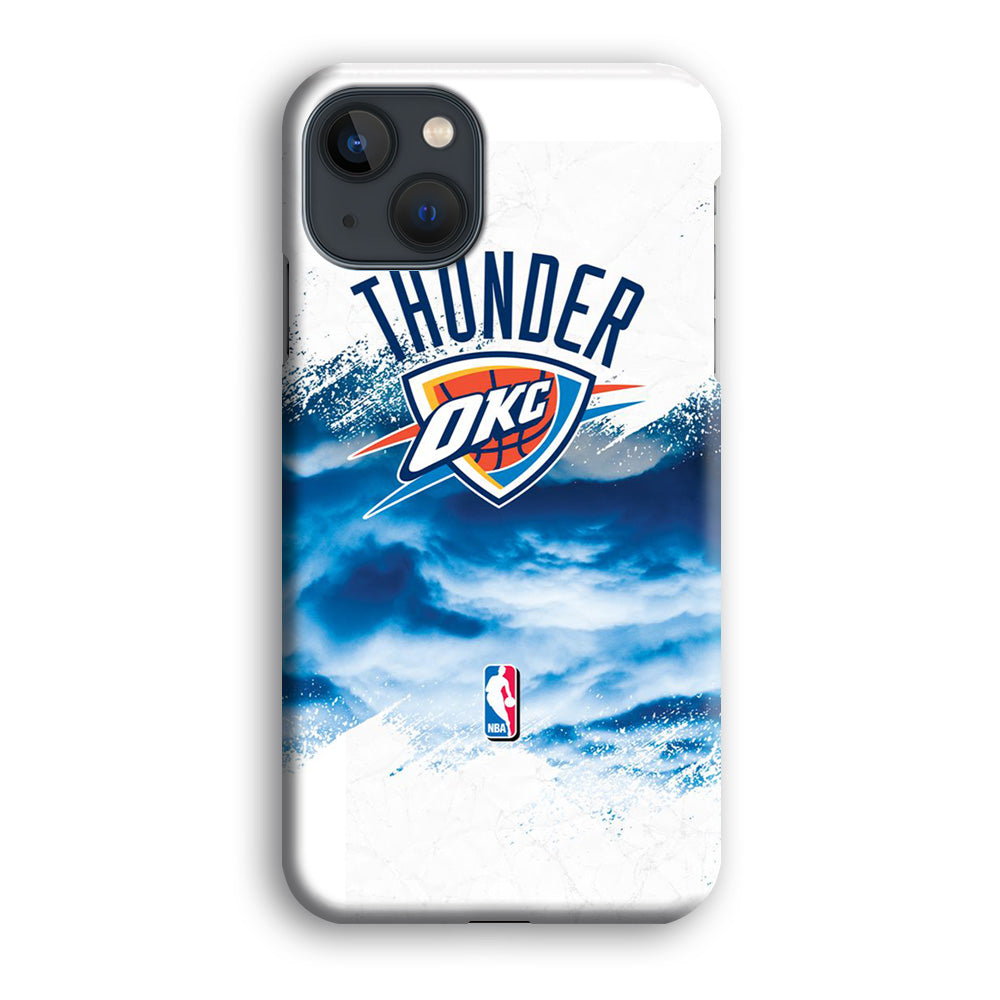 NBA Thunder Basketball 002 iPhone 14 Plus Case