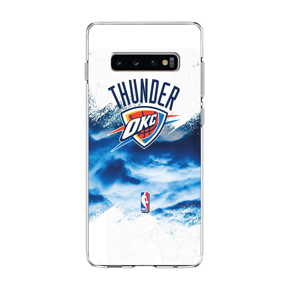 NBA Thunder Basketball 002 Samsung Galaxy S10 Case