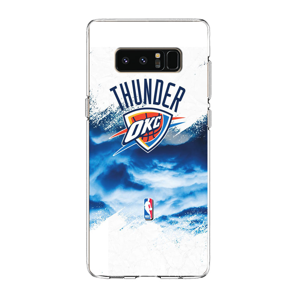 NBA Thunder Basketball 002 Samsung Galaxy Note 8 Case