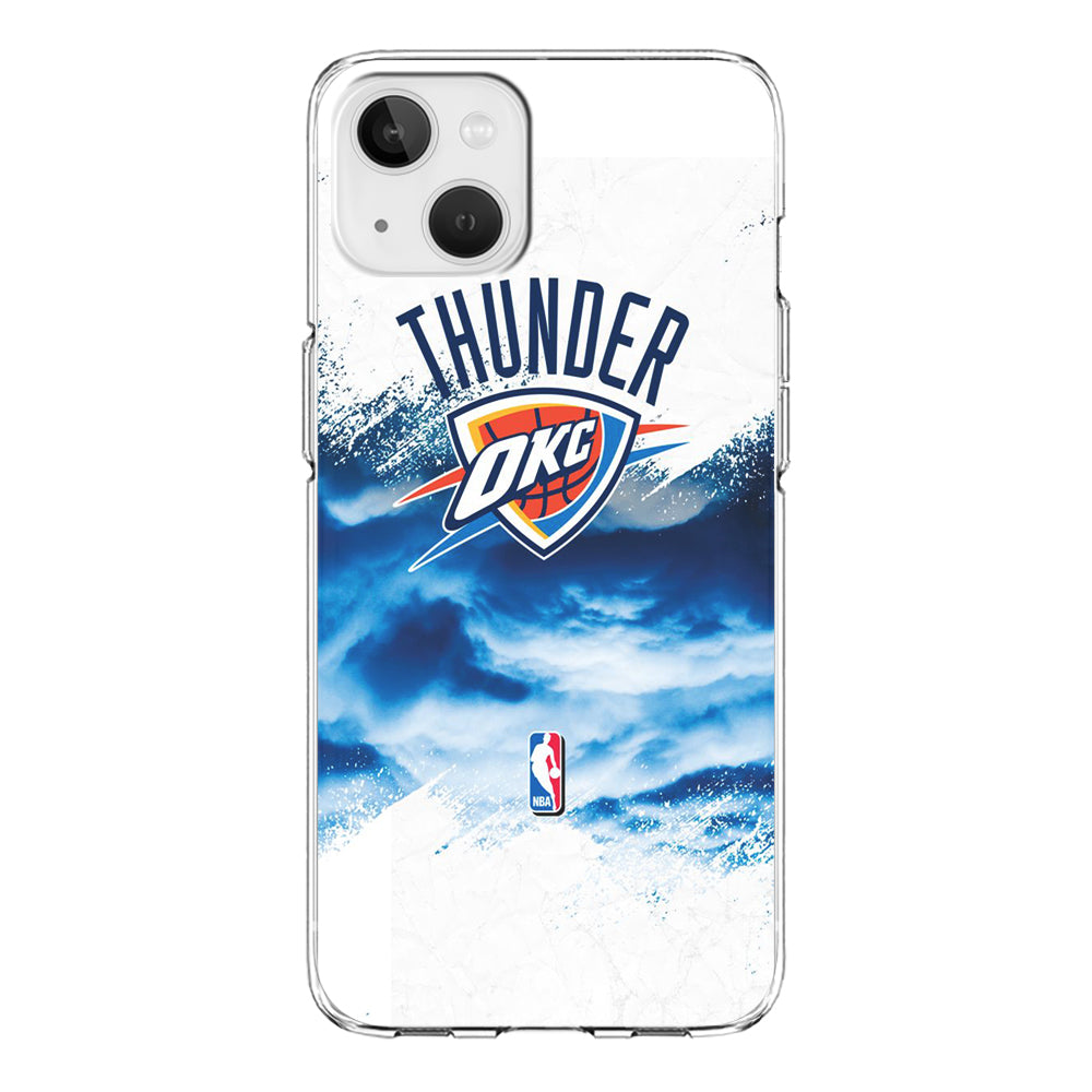 NBA Thunder Basketball 002 iPhone 14 Plus Case