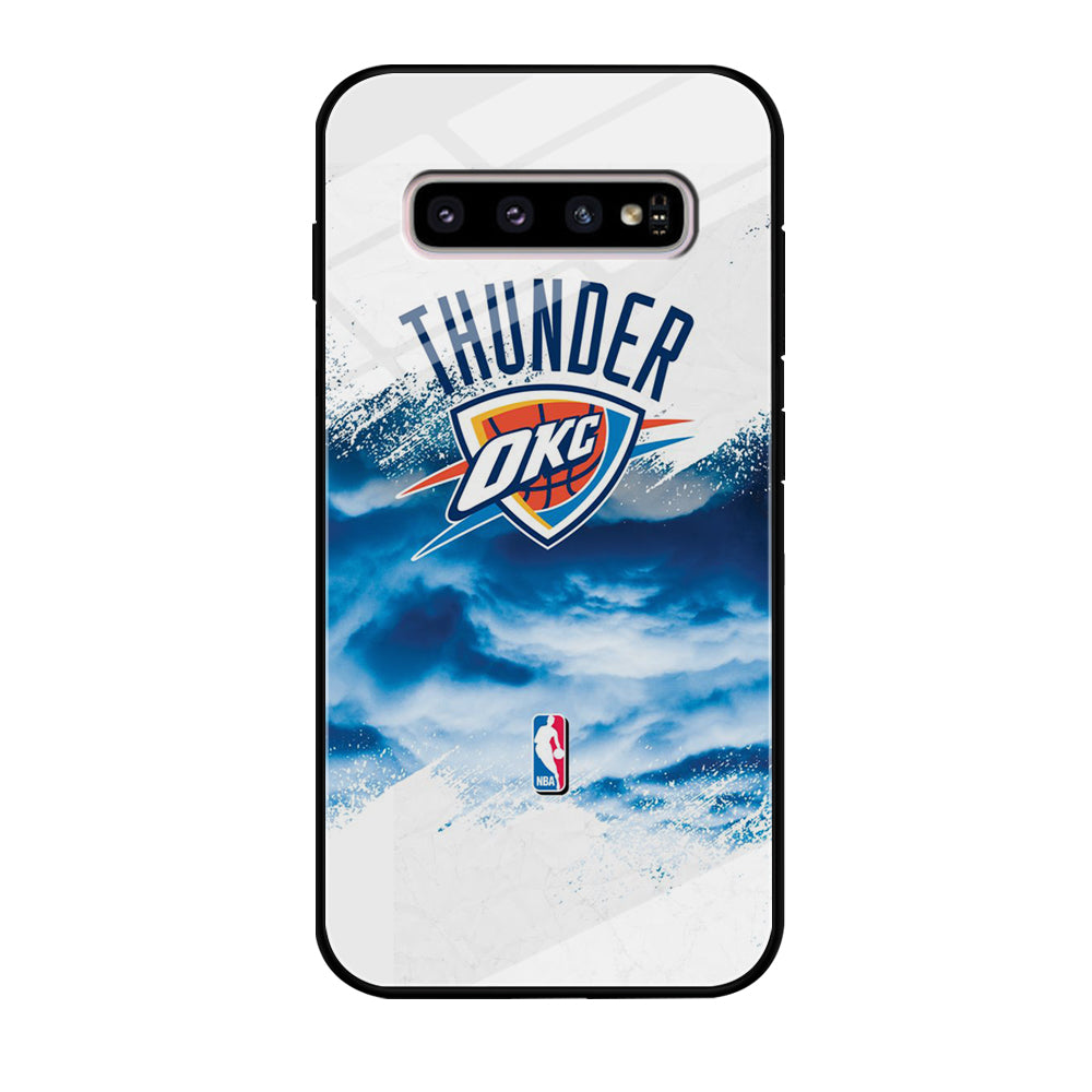 NBA Thunder Basketball 002 Samsung Galaxy S10 Case