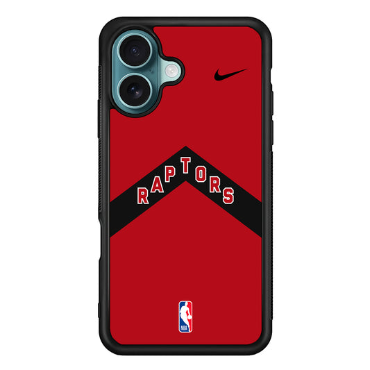 NBA Toronto Raptors Red Nike iPhone 16 Case - Altracase