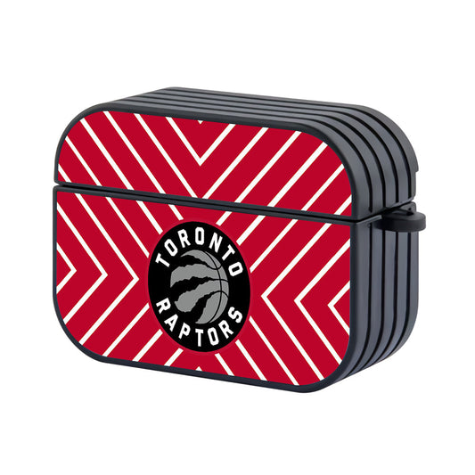 NBA Toronto Raptors Red Shapes Apple AirPods Pro 3 Case-AirPods Pro 3 Case-Altracase