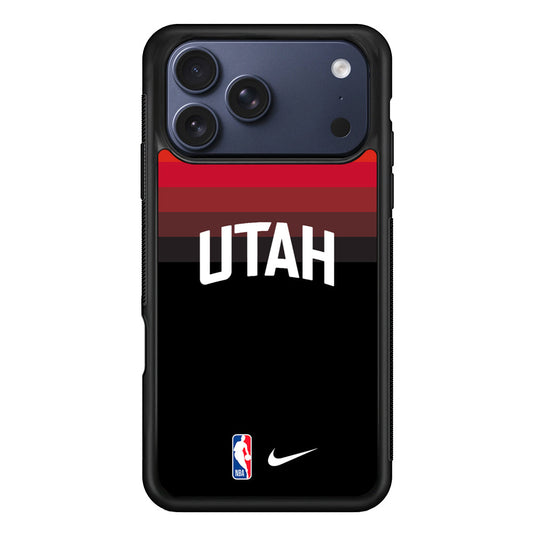 NBA Utah Jazz Black Nike iPhone 17 Pro Max Case - Altracase