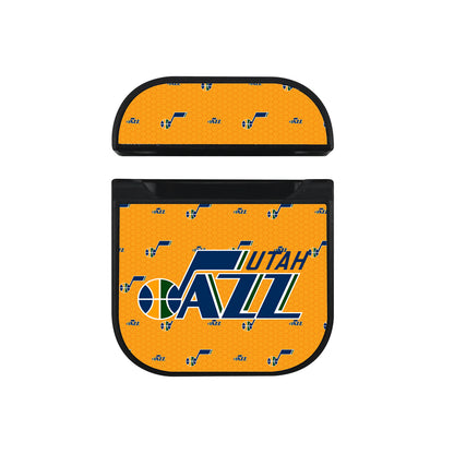 NBA Utah Jazz Orange Nest Apple AirPods Case-AirPod Case-Black-Altracase