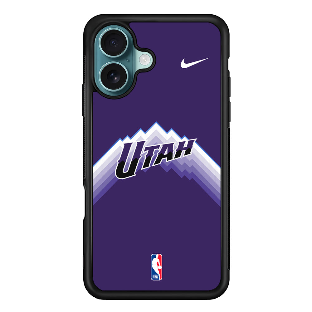 NBA Utah Jazz Purple Nike iPhone 16 Case - Altracase