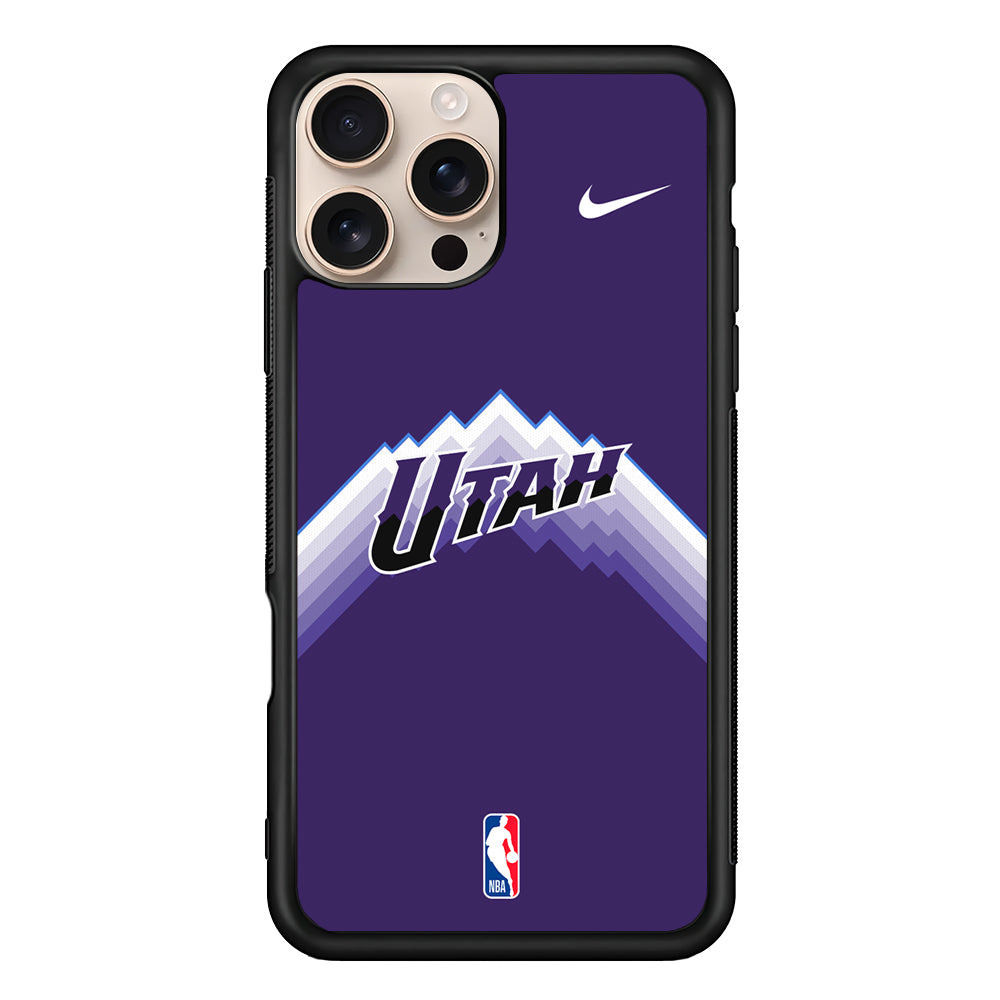 NBA Utah Jazz Purple Nike iPhone 16 Pro Case - Altracase