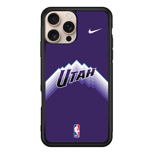 NBA Utah Jazz Purple Nike iPhone 16 Pro Case - Altracase
