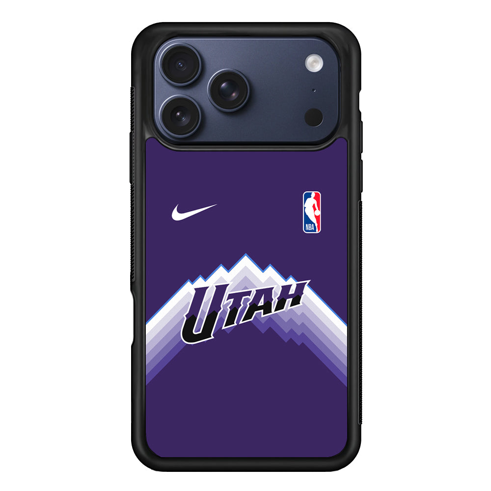 NBA Utah Jazz Purple Nike iPhone 17 Pro Case - Altracase