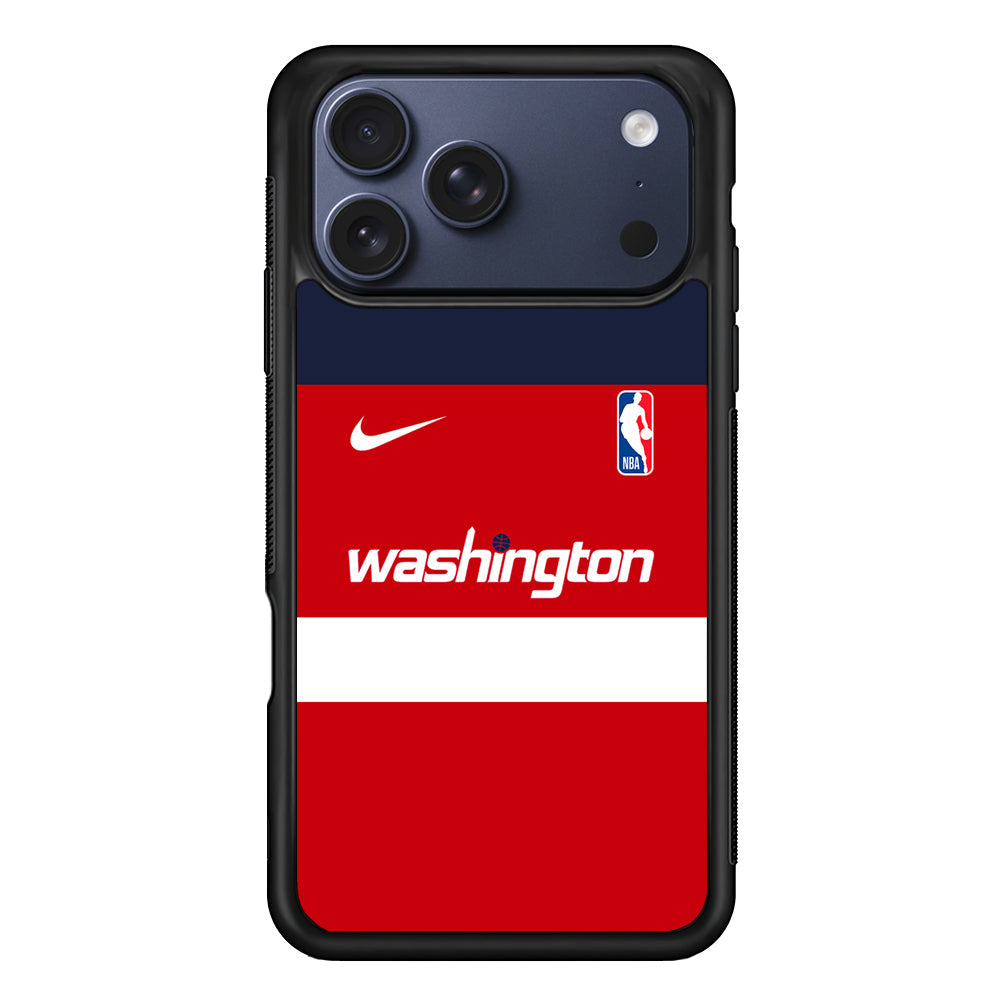 NBA Washington Wizards Red Nike iPhone 17 Pro Max Case - Altracase