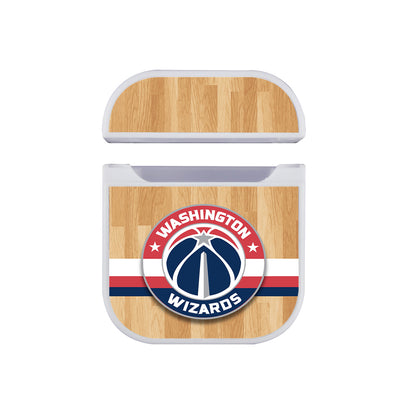 NBA Washington Wizards Wood Apple AirPods Case-AirPod Case-White-Altracase