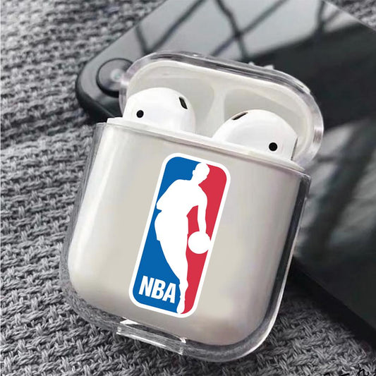 NBA Logo Hard Plastic Protective Clear Case Cover For Apple Airpods-AirPod Case-Altracase