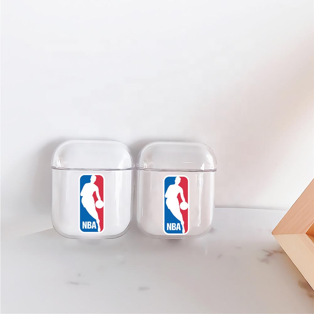 NBA Logo Hard Plastic Protective Clear Case Cover For Apple Airpods-AirPod Case-Altracase