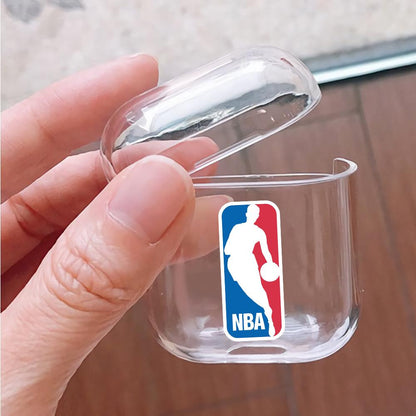 NBA Logo Hard Plastic Protective Clear Case Cover For Apple Airpods-AirPod Case-Altracase