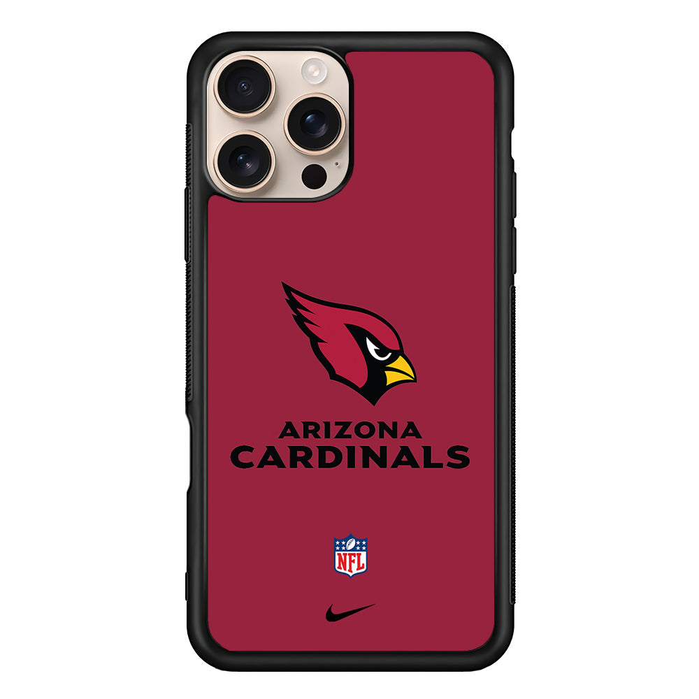 NFL Arizona Cardinals Red Nike iPhone 16 Pro Max Case - Altracase