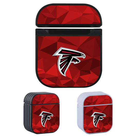 NFL Atlanta Falcons Polygonal Apple AirPods Case-AirPod Case-Altracase